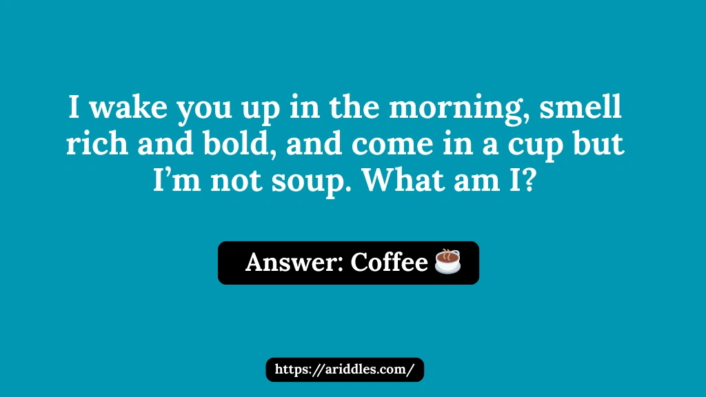 Coffee Riddles