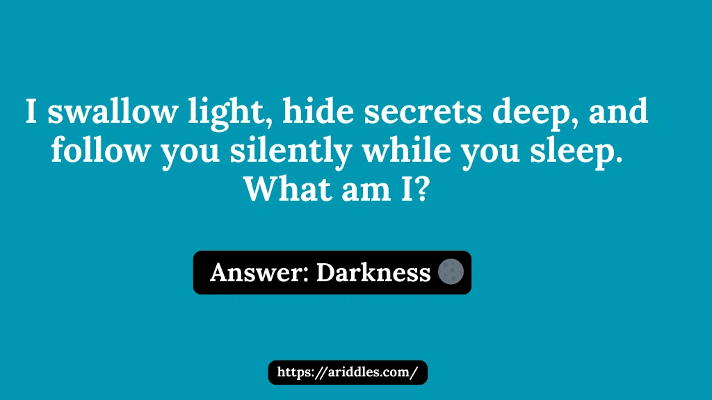 Hard Darkness Riddles