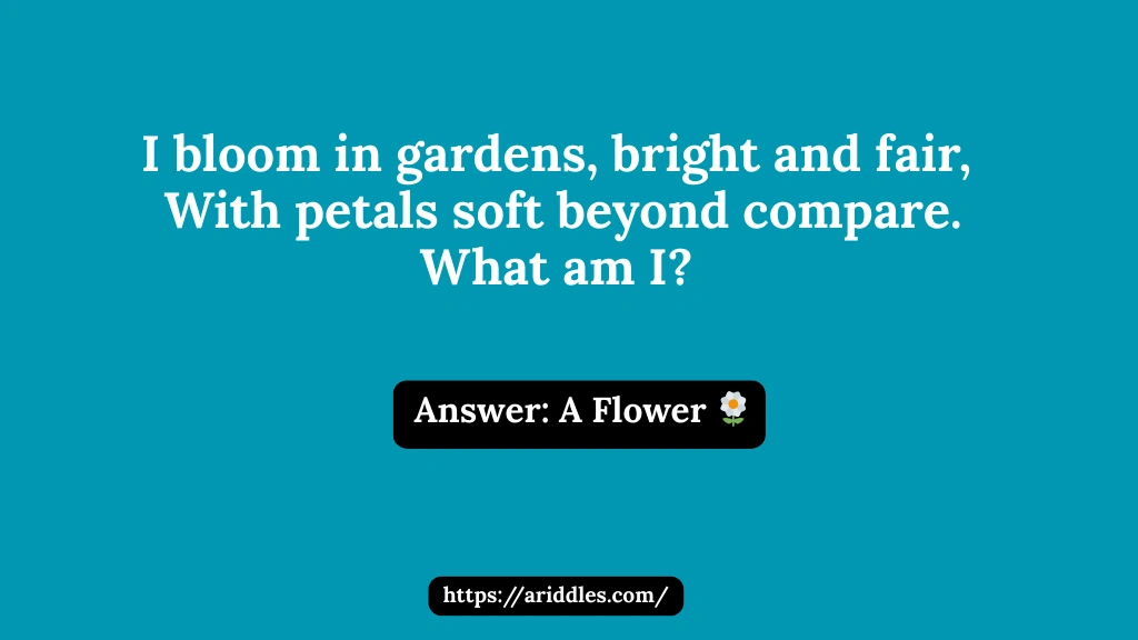 Flower Riddles