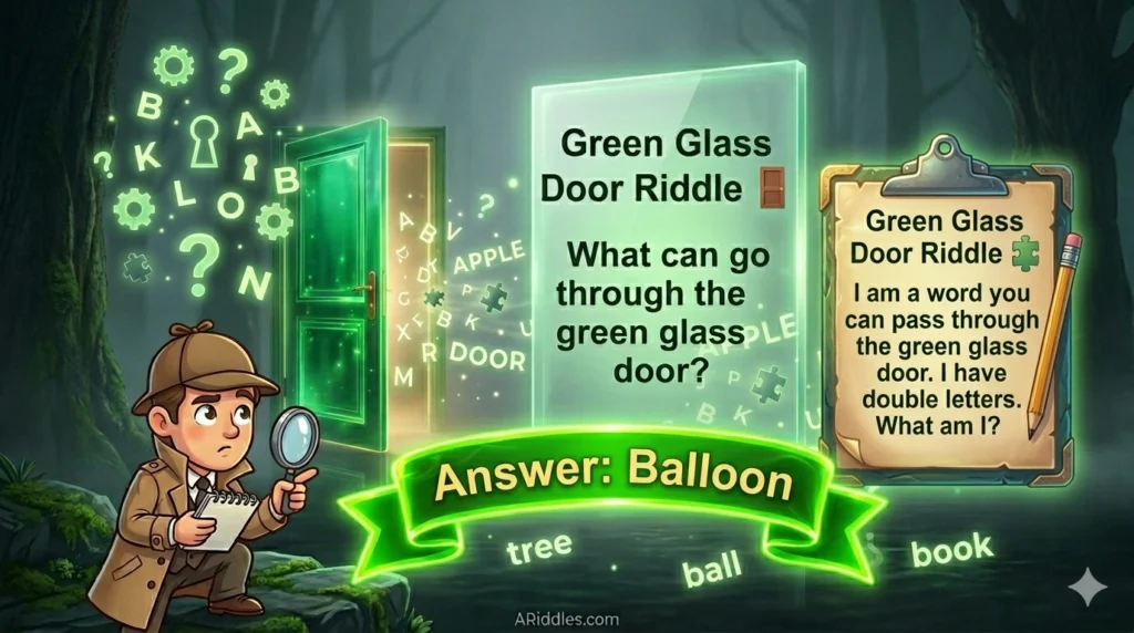 Green Glass Door Riddles