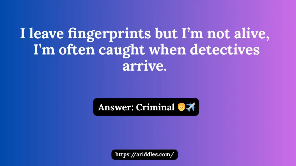 Crime Riddles