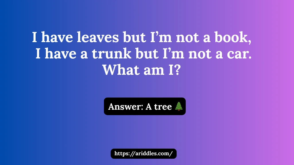 Tree Riddles