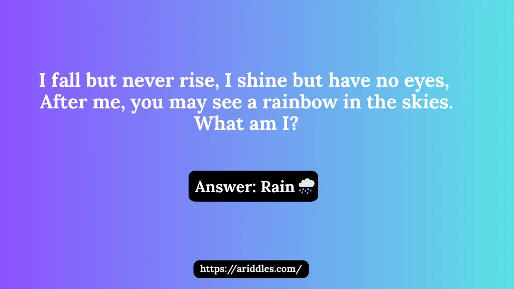 Weather Riddles
