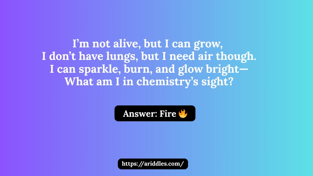 Chemistry Riddles