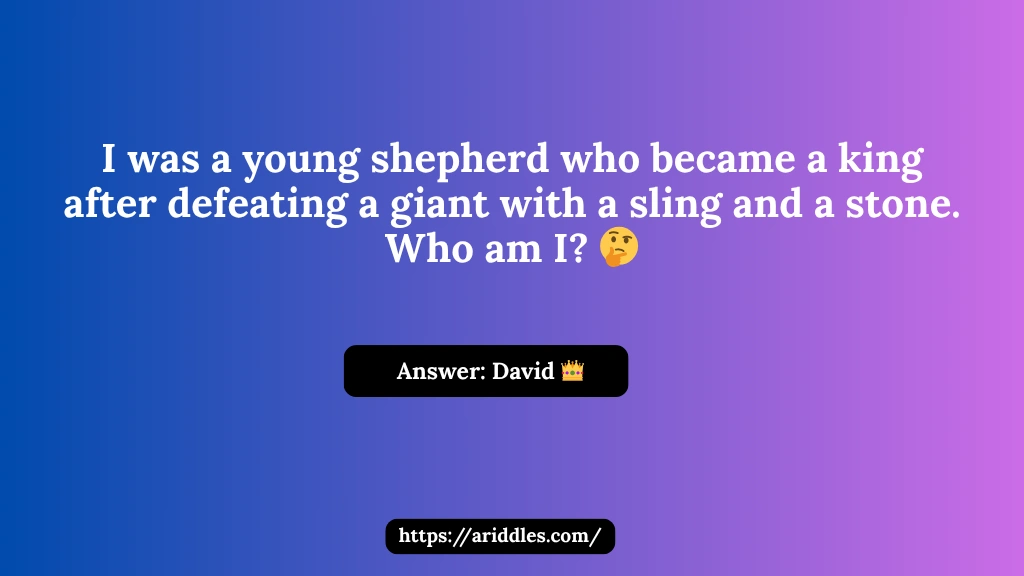 Bible riddles
