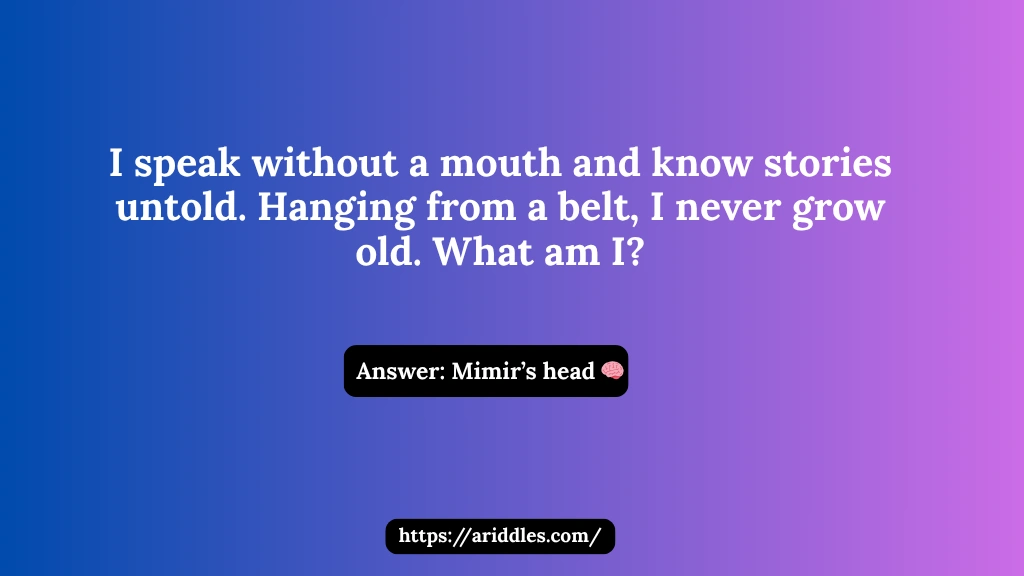 God of War Riddles