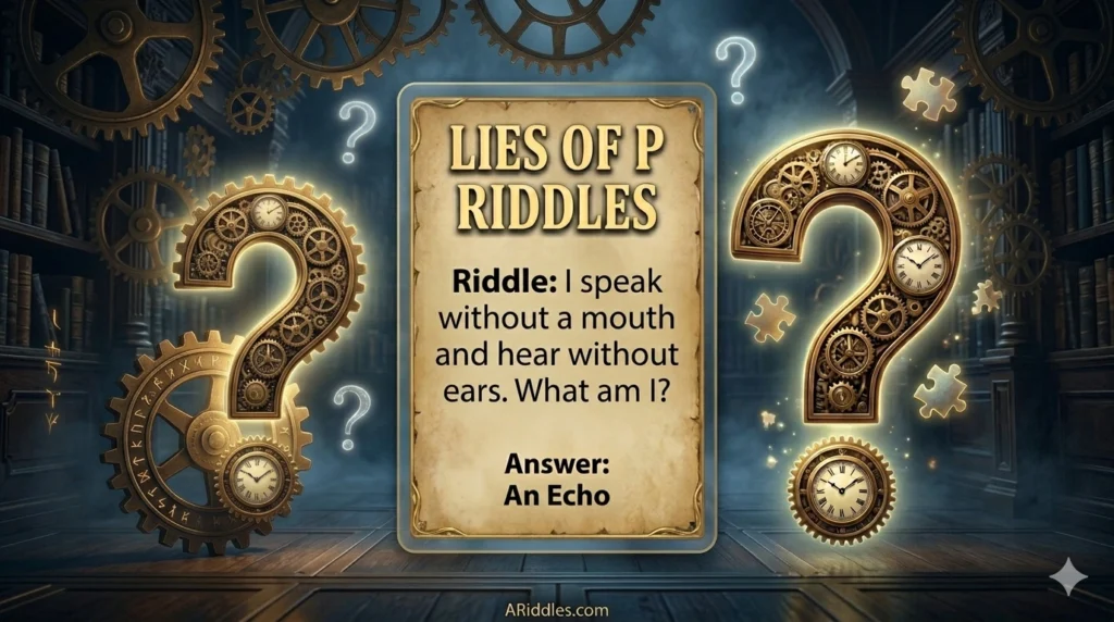 Lies of P Riddles