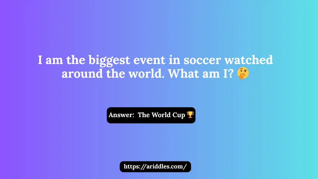 Soccer Riddles