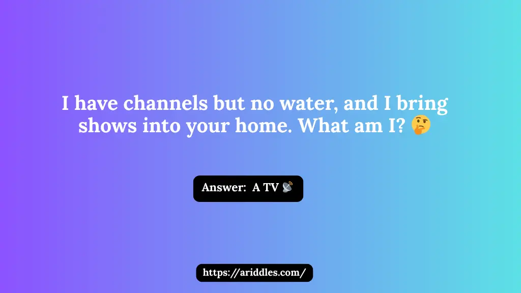 TV riddles