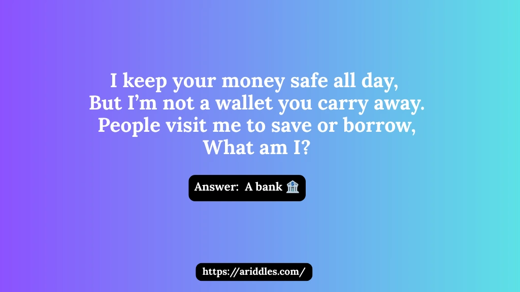 bank riddles
