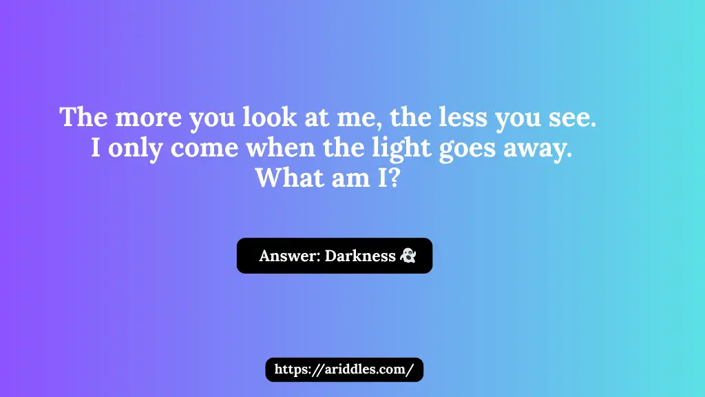 creepy riddles