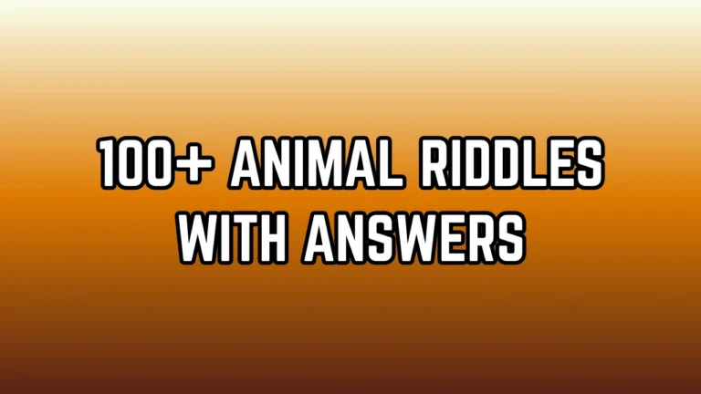 Animal Riddles