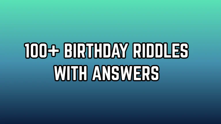Birthday Riddles