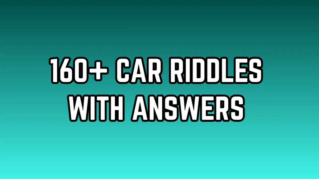 Car riddles