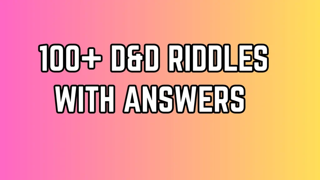 D&D Riddles