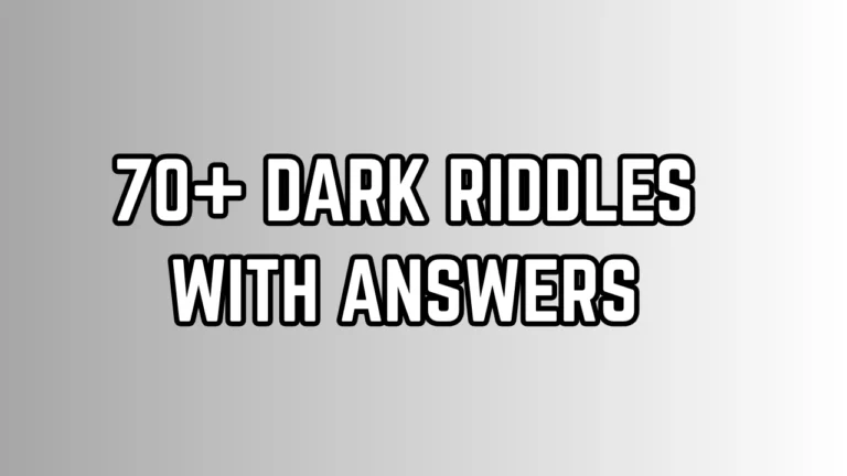 Dark Riddles
