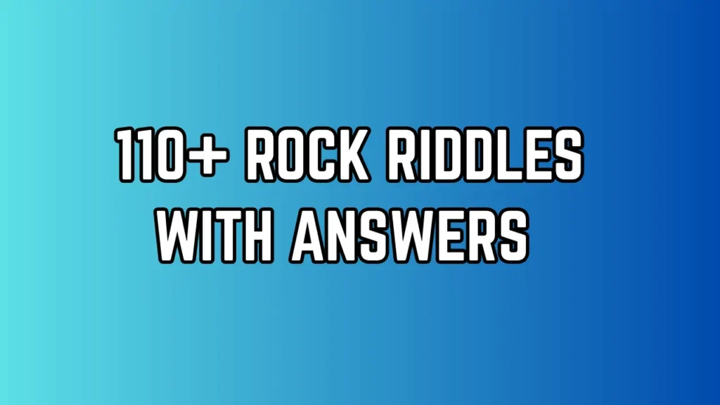 Rock Riddles