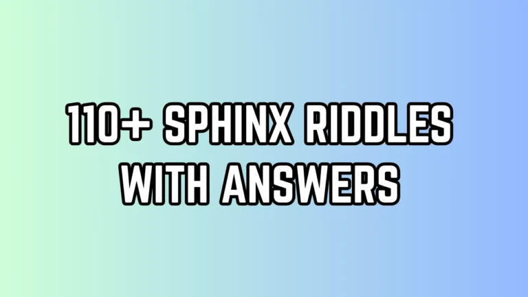 Sphinx Riddles