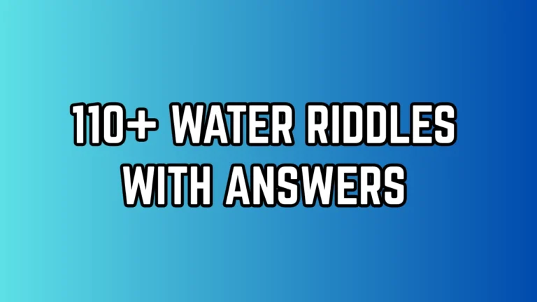 Water Riddles
