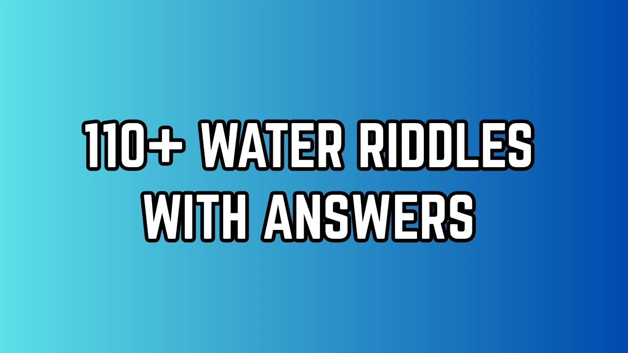 Water Riddles