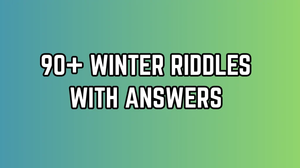 Winter Riddles