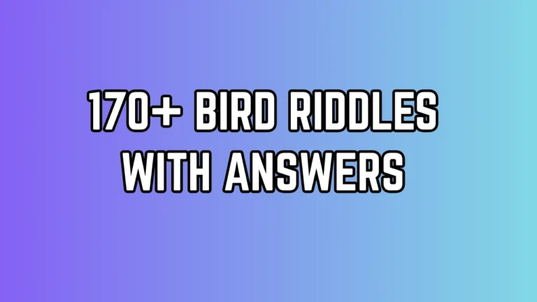 Bird Riddles