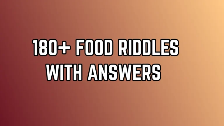 Food Riddles
