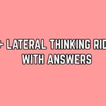 Lateral thinking riddles