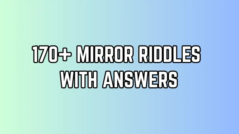 Mirror Riddles