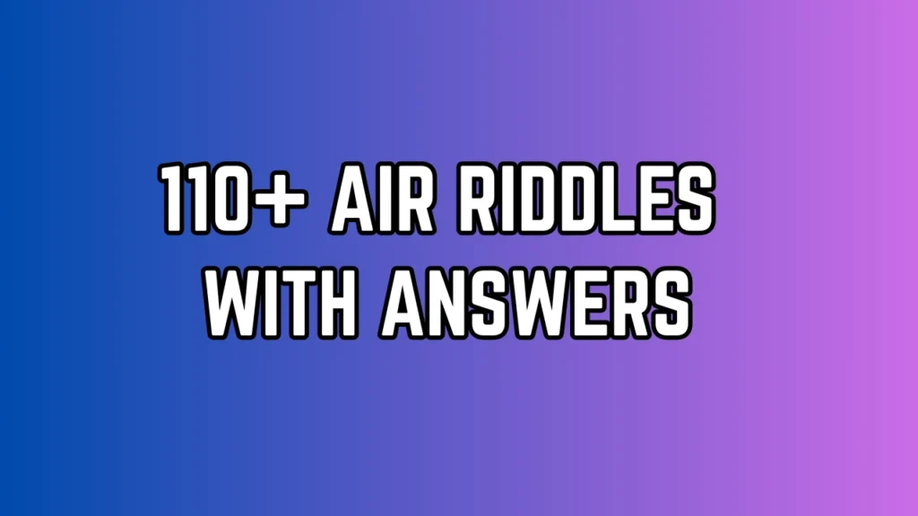Air Riddles
