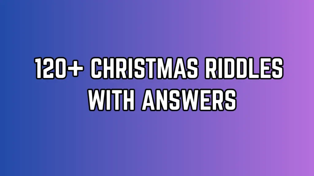 Christmas riddles