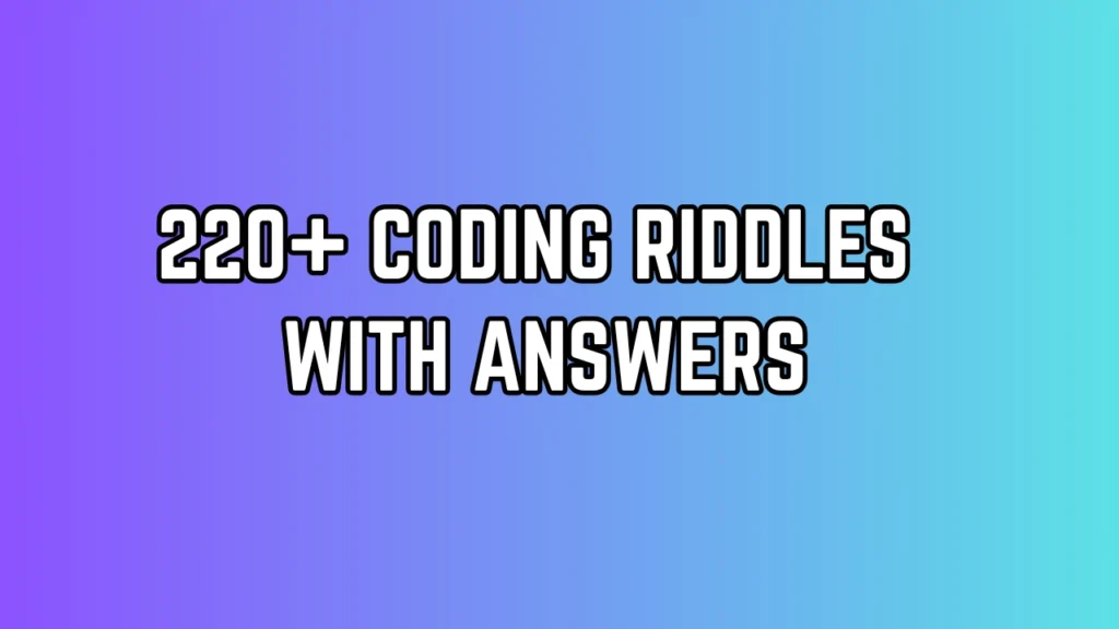 coding riddles