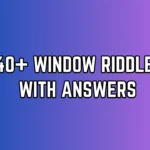 window riddles