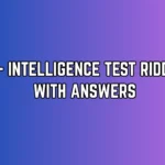 Intelligence Test Riddles