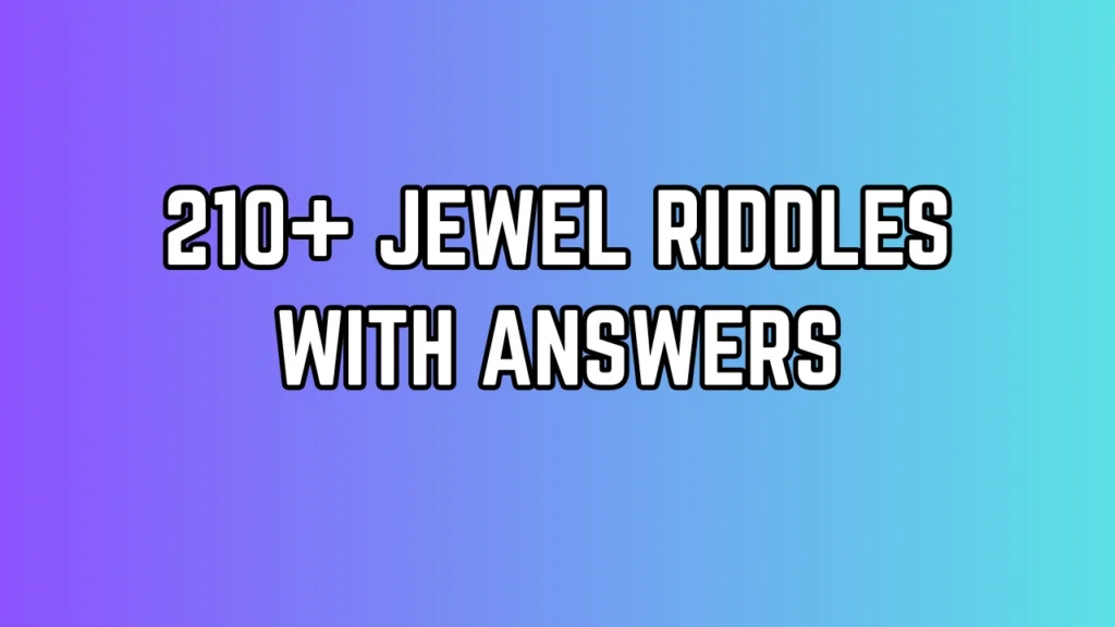 Jewel Riddles