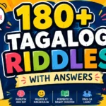 Tagalog Riddles