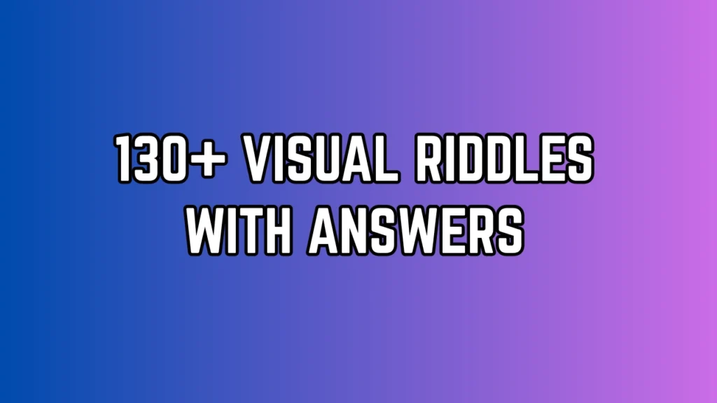 Visual Riddles
