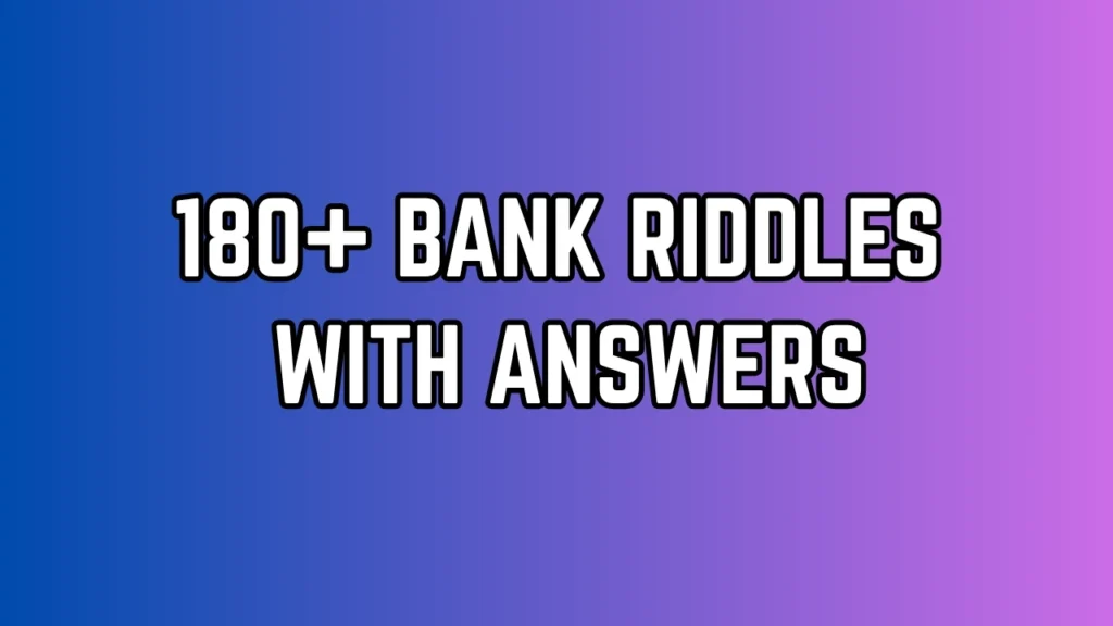 bank riddles