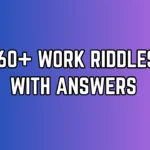 work riddles